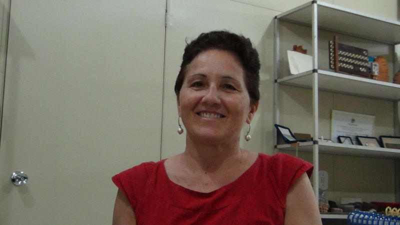 Mercedes Mendes Argenta - Bibliotecária aposentada, Florianópolis